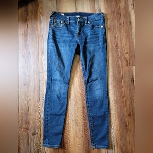 True Religion Women's Skinny Jeans - Dark Blue